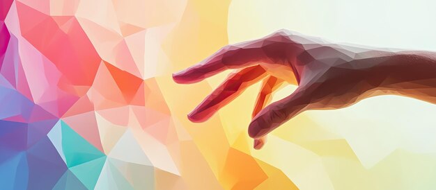 PSD la mano che cerca la luce