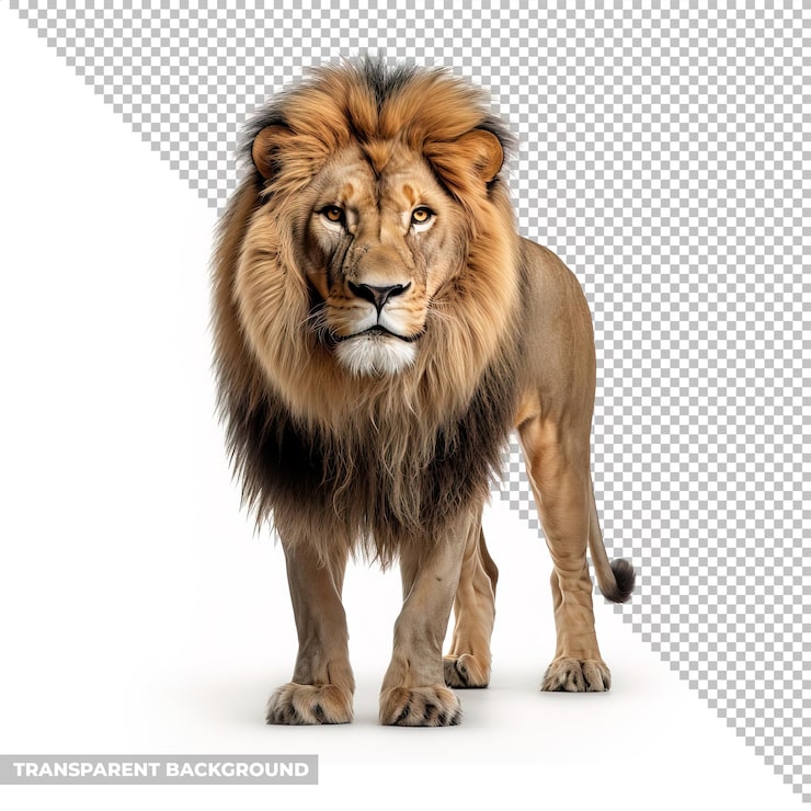 PSD leão psd isolado sem fundo