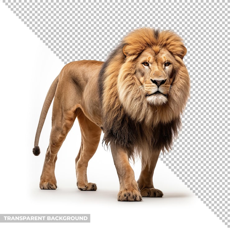 PSD leão psd isolado sem fundo