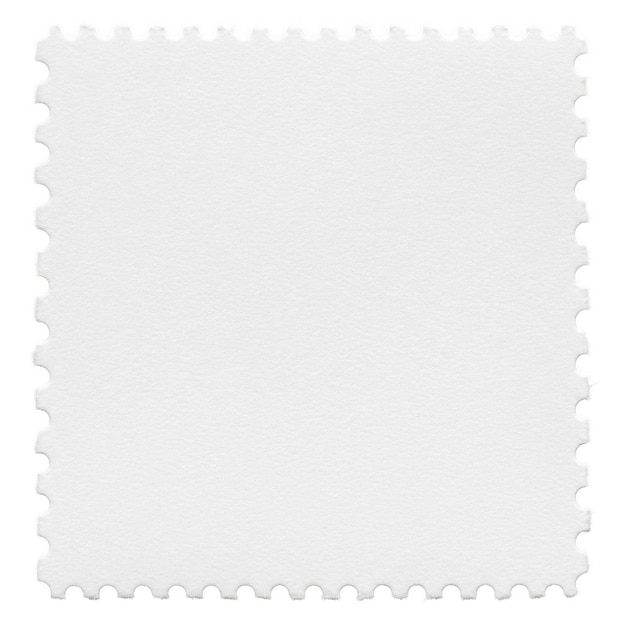 PSD leere weiße briefmarke