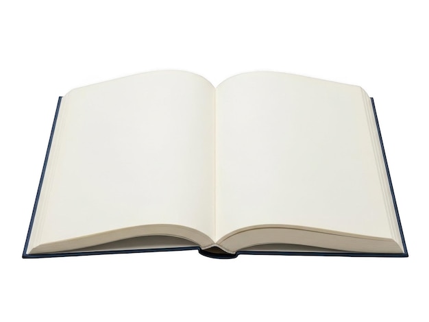 PSD libro abierto con páginas en blanco