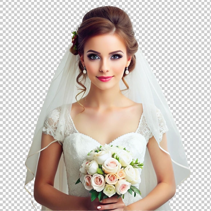 PSD de una linda novia