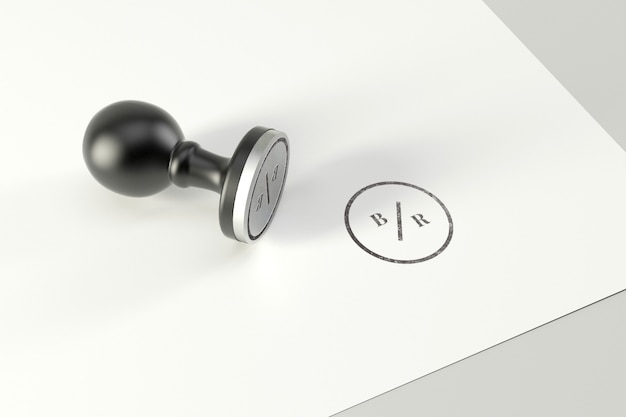PSD logo-stempelmodell