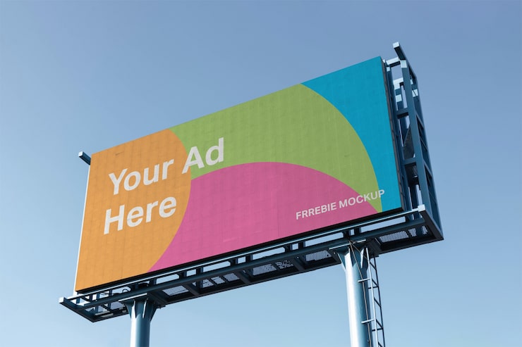PSD maqueta billboard