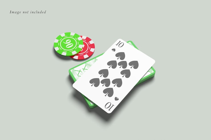 PSD maqueta de cartas de juego