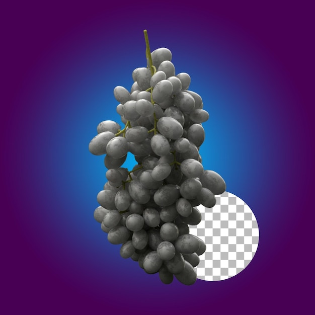 PSD las mejores uvas para su concepto de elemento.