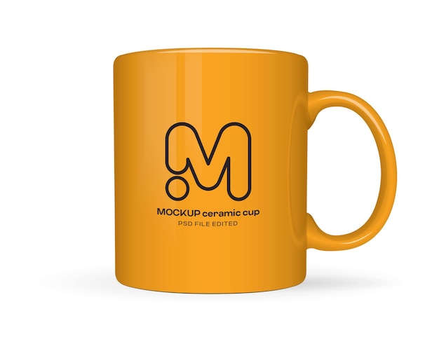 PSD mockup des bechers