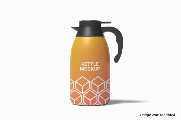 PSD mockup moderno di bollitore thermos