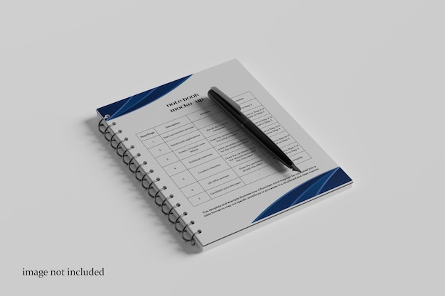 PSD mockup notebooku