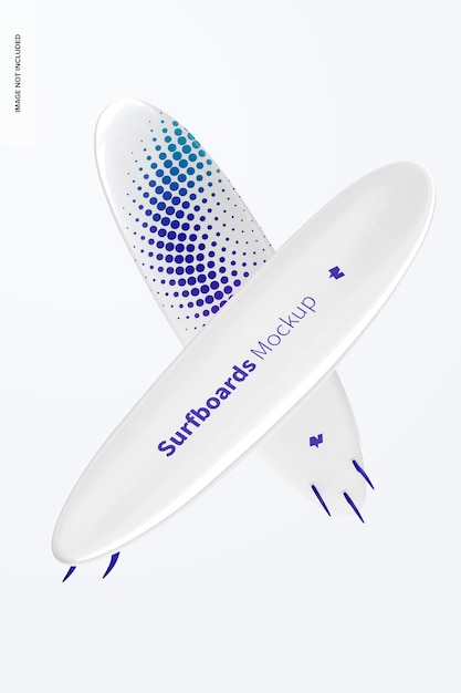 PSD mockup de tabla de surf