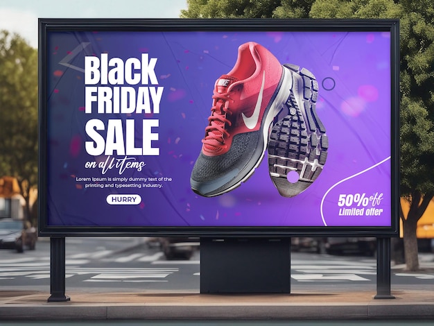 PSD mockup venkovního billboardu