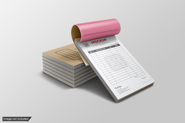 PSD modèle de livre de facture