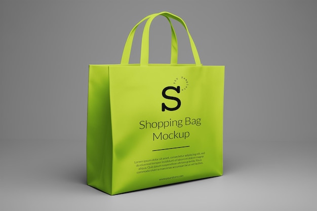 PSD modelo de bolsa de compras