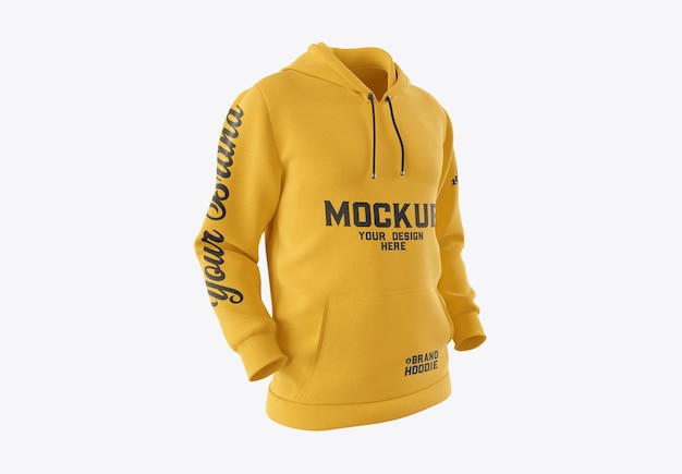 PSD modelo de sudadera con capucha