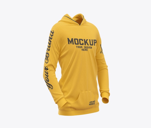 PSD modelo de sudadera con capucha
