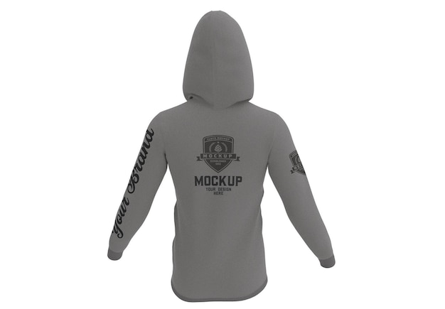 PSD modelo de sudadera con capucha
