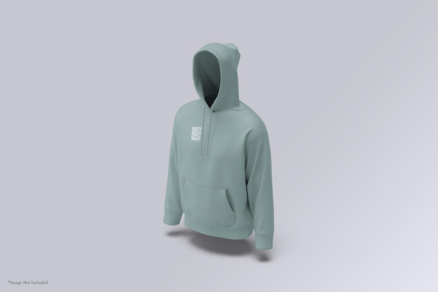 PSD modelo de sudadera con capucha