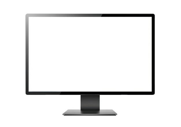 PSD moderner computermonitor mit elegantem standfußdesign