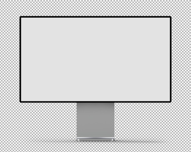 PSD monitor 3d isolato.