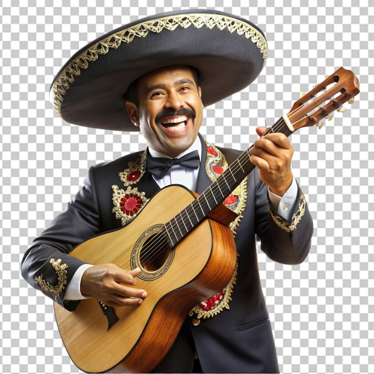 PSD músicos tradicionales mexicanos actuando