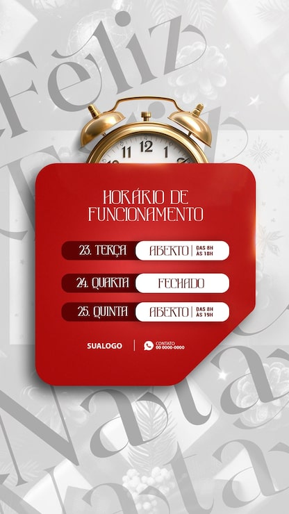 PSD nossa horario de funcionamento no natal