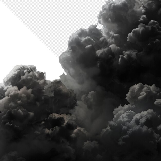 PSD nuvens de tempestade dramáticas