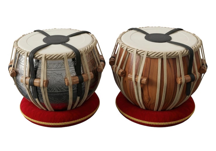 PSD par de tambores tabla tradicionales