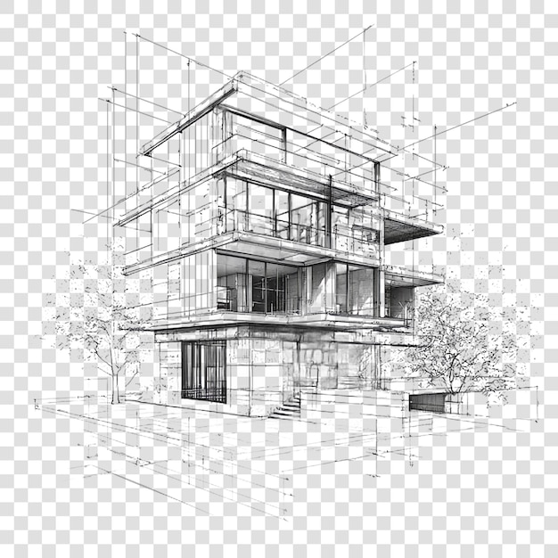 PSD plan de construction du bâtiment