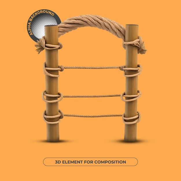 PSD un póster para el elemento 3d de composición.