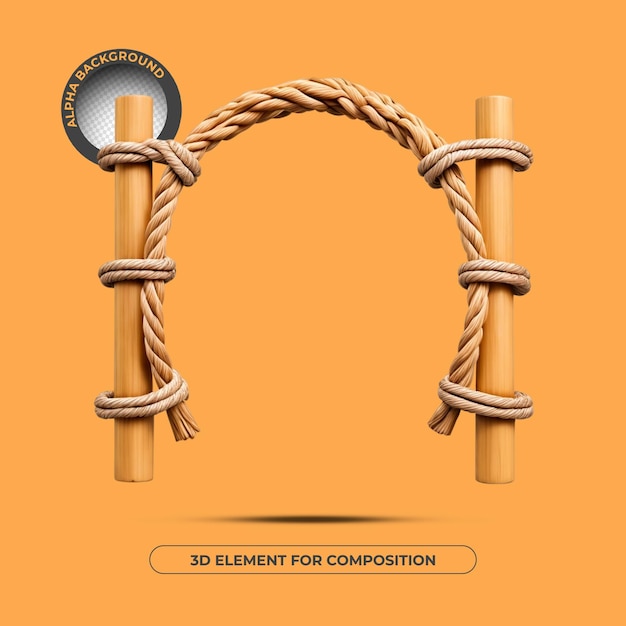 PSD un póster para el elemento 3d de composición.