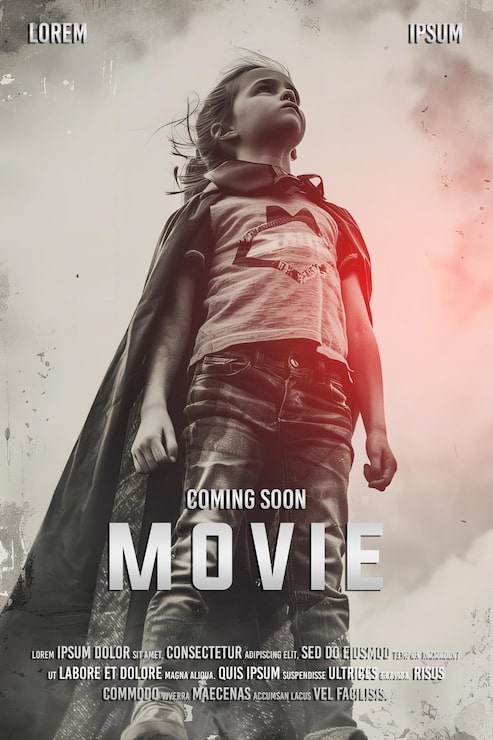 PSD poster film