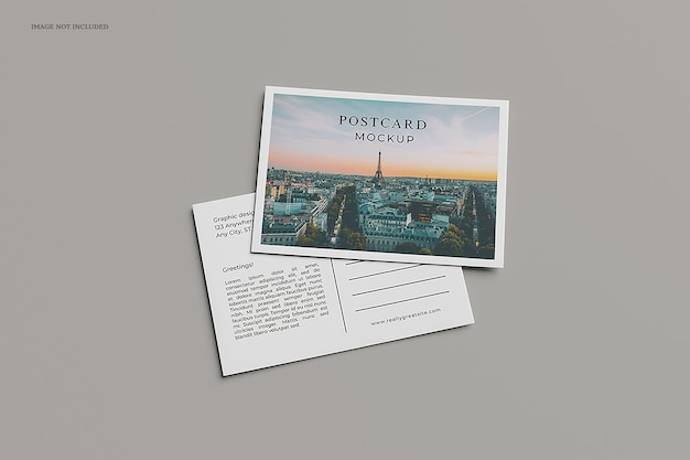 PSD postkarten-mockup