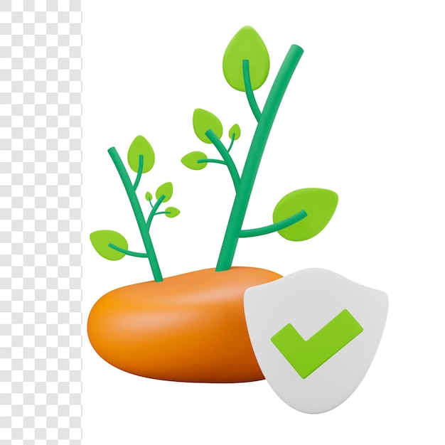 PSD protection de l'écologie 3d