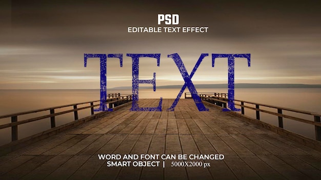 PSD psd de efectos de texto editables