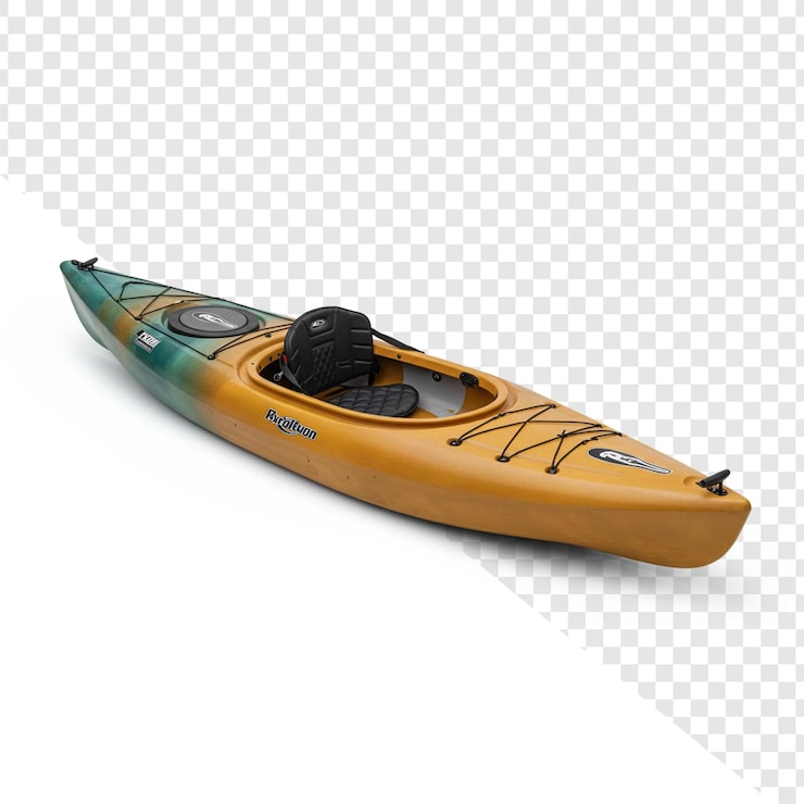 PSD psd kayak amarillo y verde