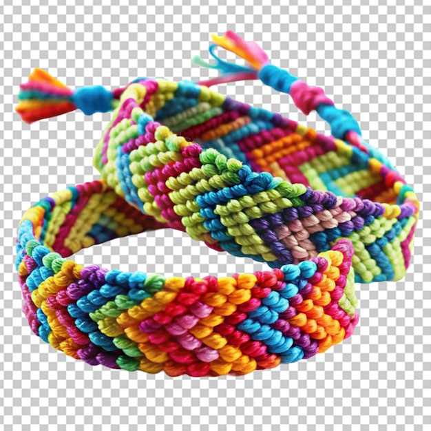 PSD pulseiras de amizade fundo transparente