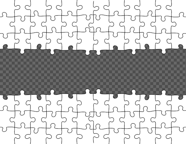 PSD puzzle avec un centre manquant