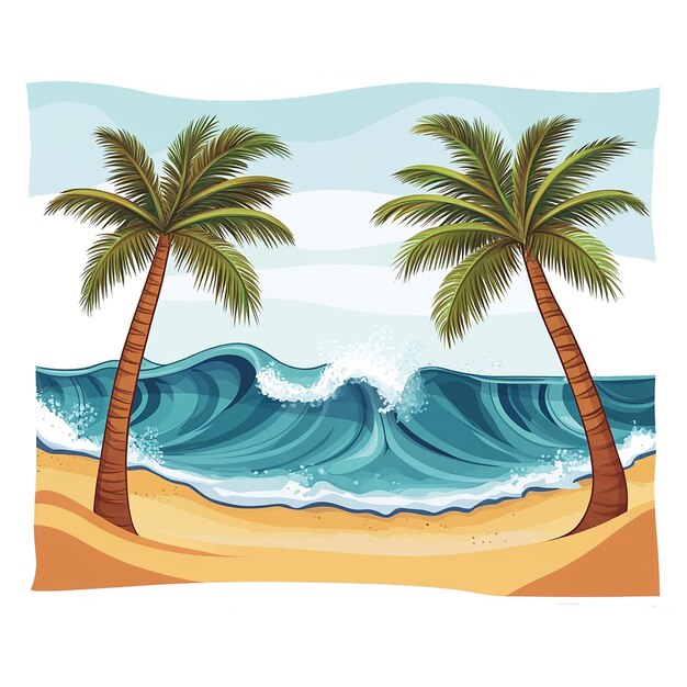 PSD qualidade de praia em hd