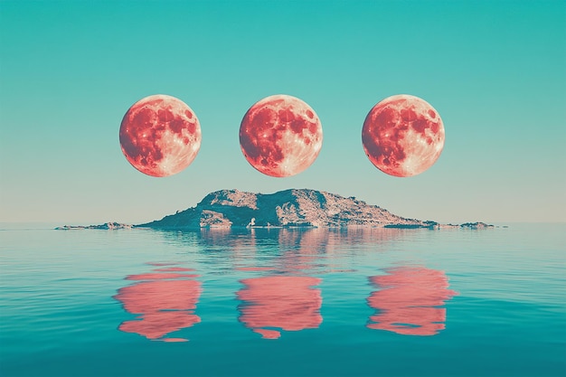 PSD qualità hd luna