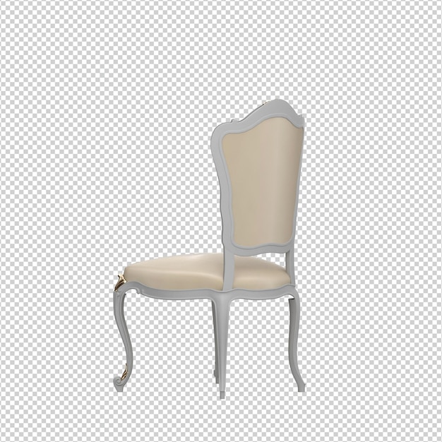PSD rendering isolato sedia 3d
