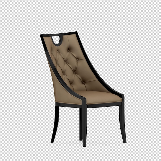 PSD rendering isolato sedia 3d