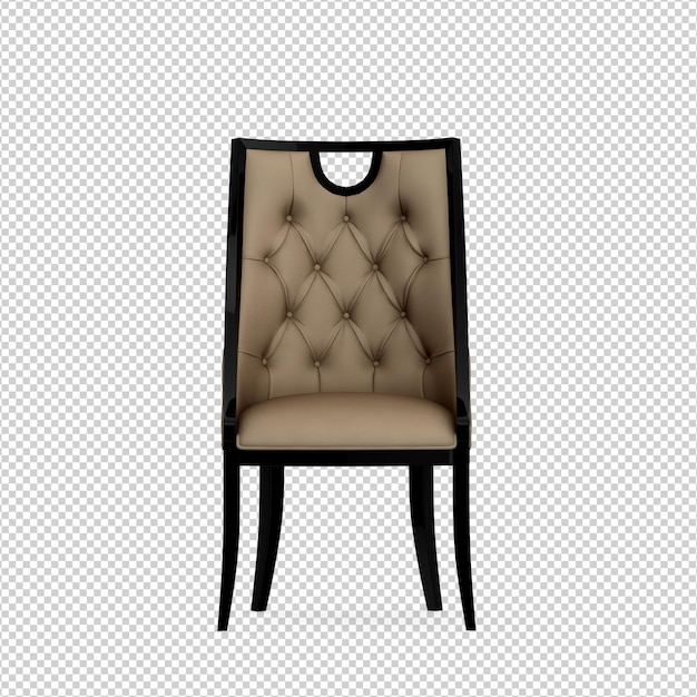 PSD rendering isolato sedia 3d