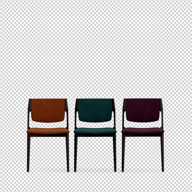PSD rendering isolato sedia 3d