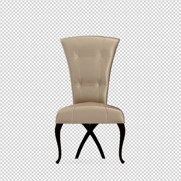 PSD rendering isolato sedia 3d