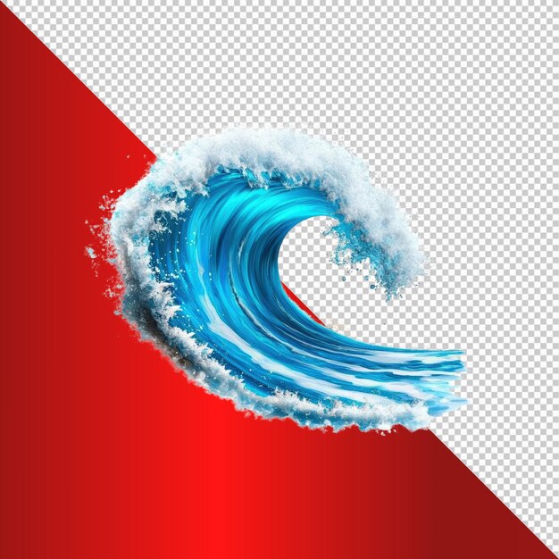 PSD rendeur 3d des vagues de l'océan