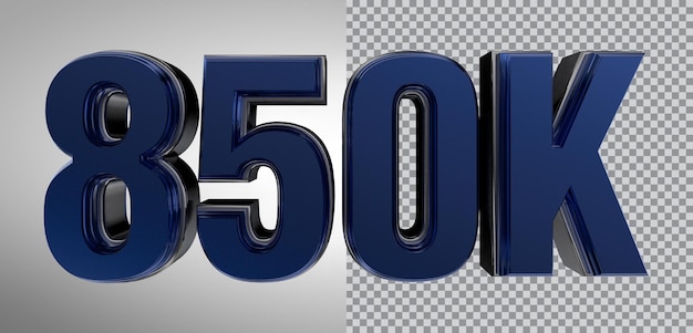 PSD representación de texto 3d