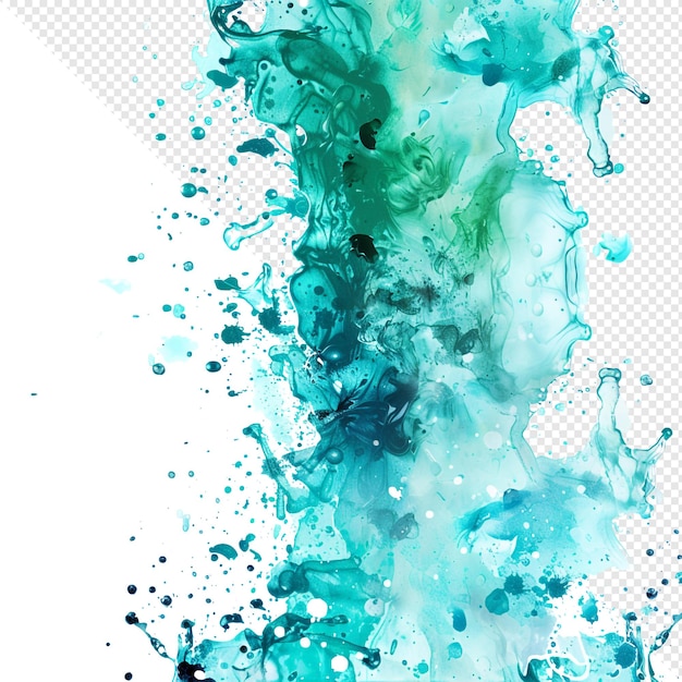 PSD respingo de aquarela abstrata