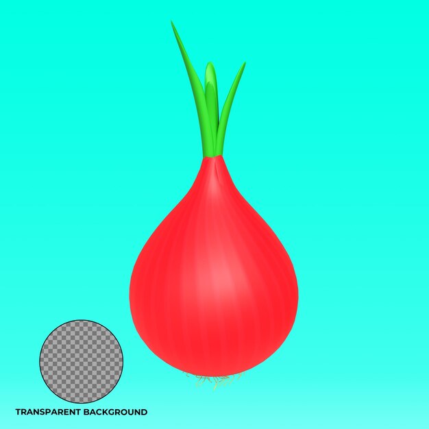 PSD schalotte 3d