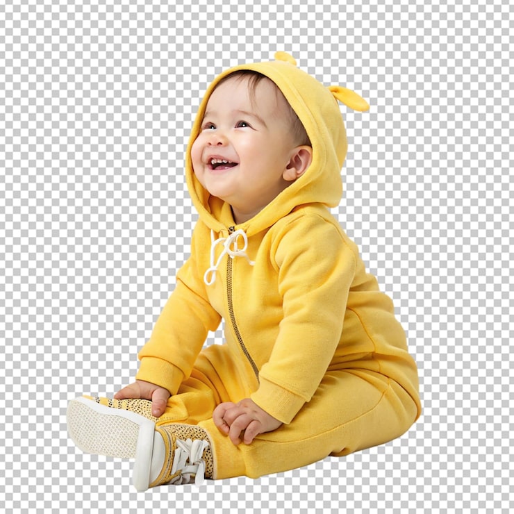 PSD schöne eid mubarak onesie für babys, die isoliert sind