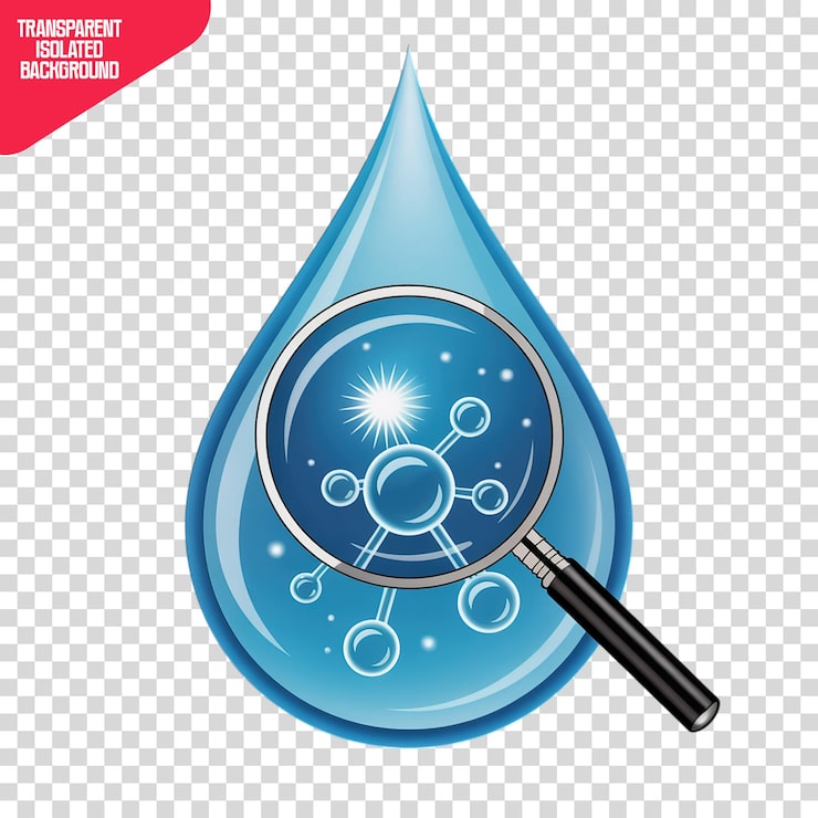 PSD science de l'analyse et de la pureté des gouttes d'eau